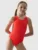 Costum de baie întreg pentru fete – culoarea coral