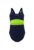 Costum de baie pentru copii –  Poliester – Negru/Verde