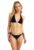 Costum de baie uni cu sutien triunghiular