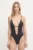 Diesel costum de baie dintr-o bucată DAISY-DNM SWIMSUIT culoarea negru, cupa moale, A17481.0AFBC
