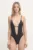 Diesel costum de baie dintr-o bucată DAISY-DNM SWIMSUIT culoarea negru, cupa moale, A17481.0AFBC