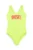 Diesel costum de baie dintr-o bucată pentru copii MIATIS SWIMSUIT culoarea verde, J02296
