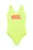 Diesel costum de baie dintr-o bucată pentru copii MIATIS SWIMSUIT culoarea verde, J02296