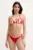 Diesel sutien de baie BFB-SEES-A BRA culoarea rosu, cupa usor rigidizata, A15227.0HPAL