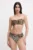 Dkny costum de baie din două piese culoarea maro, cupa usor rigidizata, DIESS106