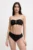 Dkny costum de baie din două piese culoarea negru, cupa usor rigidizata, DIESS106