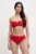 Dkny costum de baie din două piese culoarea rosu, cupa usor rigidizata, DIESS106