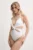 Elisabetta Franchi costum de baie dintr-o bucată culoarea alb, cupa moale, CS65B51E2