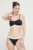 Fila costum de baie din două piese culoarea negru, cupa usor rigidizata