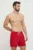 Hollister Co. pantaloni scurti de baie culoarea rosu