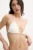 Hollister Co. sutien de baie culoarea bej, cupa moale, KI311-5035