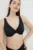 Hollister Co. sutien de baie culoarea negru, cupa moale
