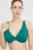 Hollister Co. sutien de baie culoarea verde, cupa moale