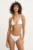 K-Way costum de baie din două piese culoarea alb, cupa moale, K8134FW