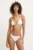 K-Way costum de baie din două piese culoarea alb, cupa moale, K8134FW
