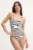 Karl Lagerfeld costum de baie dintr-o bucată culoarea alb, cupa moale, A1W46050