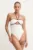 Karl Lagerfeld costum de baie dintr-o bucată culoarea bej, cupă ușor întărită, A1W46031