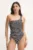 Karl Lagerfeld costum de baie dintr-o bucată culoarea negru, cupa moale, A1W46043