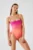Karl Lagerfeld costum de baie dintr-o bucată culoarea roz, cupa usor rigidizata, A2W46027