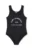 Karl Lagerfeld costum de baie dintr-o bucată pentru copii culoarea negru, Z30444