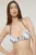 Karl Lagerfeld sutien de baie culoarea alb, cupa usor rigidizata