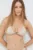 Karl Lagerfeld sutien de baie culoarea bej, cupa usor rigidizata
