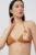 Karl Lagerfeld sutien de baie culoarea maro, cupa usor rigidizata