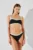 Karl Lagerfeld sutien de baie culoarea negru, cupa moale, A2W46018