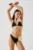 Karl Lagerfeld sutien de baie culoarea negru, cupa moale, A2W46056