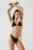 Karl Lagerfeld sutien de baie culoarea negru, cupa moale, A2W46056