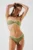 Karl Lagerfeld sutien de baie culoarea verde, cupa usor rigidizata, A1W46027