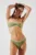 Karl Lagerfeld sutien de baie culoarea verde, cupa usor rigidizata, A1W46027