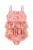 Konges Sløjd costum de baie dintr-o bucată pentru copii MANUCA FRILL SWIMSUIT GRS culoarea roz, KS102513