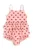 Konges Sløjd costum de baie dintr-o bucată pentru copii MANUCA FRILL SWIMSUIT GRS culoarea roz, KS103264