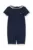Konges Sløjd costum de baie pentru copii SAILOR ONESIE culoarea albastru marin, KS102633