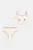 Konges Sløjd costum de baie pentru copii din două piese KITTY BIKINI GRS culoarea bej, KS103273