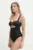 Kurt Geiger London costum de baie dintr-o bucată CHELSEA culoarea negru, cupa usor rigidizata, 4378500609