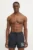 Lacoste pantaloni scurti de baie culoarea negru