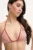 Lacoste sutien de baie culoarea portocaliu, cupa moale, MF9588