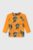 Lego longsleeve de baie pentru copii culoarea portocaliu