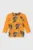 Lego longsleeve de baie pentru copii culoarea portocaliu