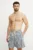Les Deux pantaloni scurți de baie culoarea turcoaz, LDM540029