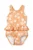 Liewood costum de baie dintr-o bucată pentru bebeluși Amina Baby Printed Swimsuit culoarea portocaliu, LW19981