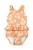 Liewood costum de baie dintr-o bucată pentru bebeluși Amina Baby Printed Swimsuit culoarea portocaliu, LW19981