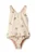Liewood costum de baie dintr-o bucată pentru copii Amara Printed Swimsuit culoarea bej, LW19983