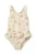 Liewood costum de baie dintr-o bucată pentru copii Amara Printed Swimsuit culoarea bej, LW19983