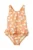 Liewood costum de baie dintr-o bucată pentru copii Amara Printed Swimsuit culoarea portocaliu, LW19983