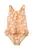 Liewood costum de baie dintr-o bucată pentru copii Amara Printed Swimsuit culoarea portocaliu, LW19983