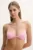 MC2 Saint Barth sutien de baie culoarea roz, cupă moale, RYL0001