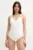 MICHAEL Michael Kors costum de baie dintr-o bucată LOGO TRIM SURPLICE ONE PIECE culoarea alb, cupa usor rigidizata, MM7M759